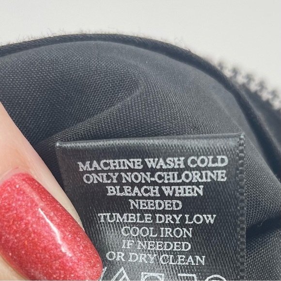 Ann Taylor Black White Tiny Houndstooth Print Pockets Zip Pants Trousers Office - Picture 7 of 12